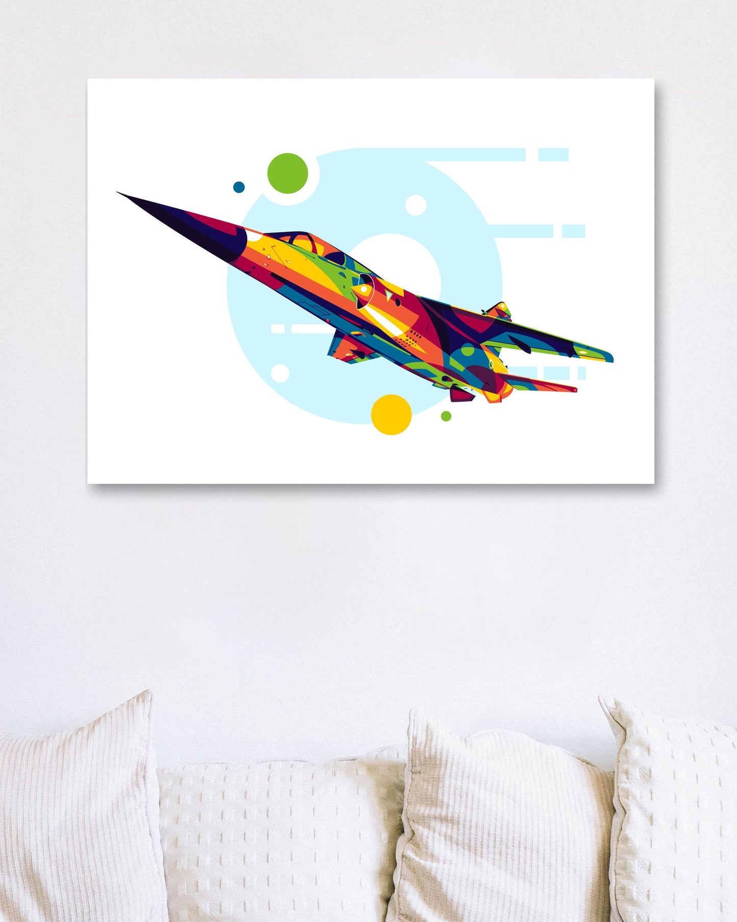 Mirage F1 in Pop Art Illustration - @lintank_popart