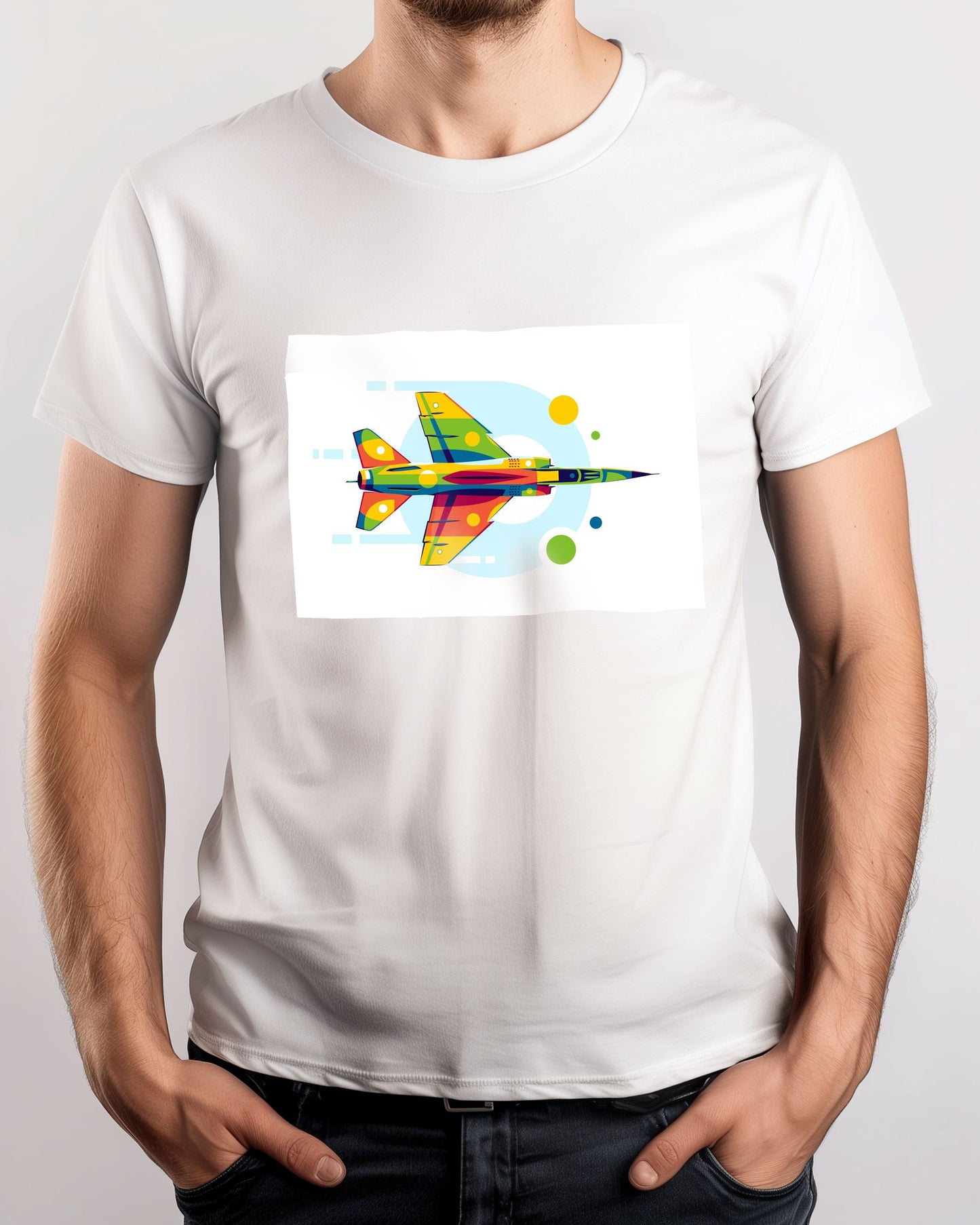 Mirage F1 Fighter in Pop Art Illustration - @lintank_popart