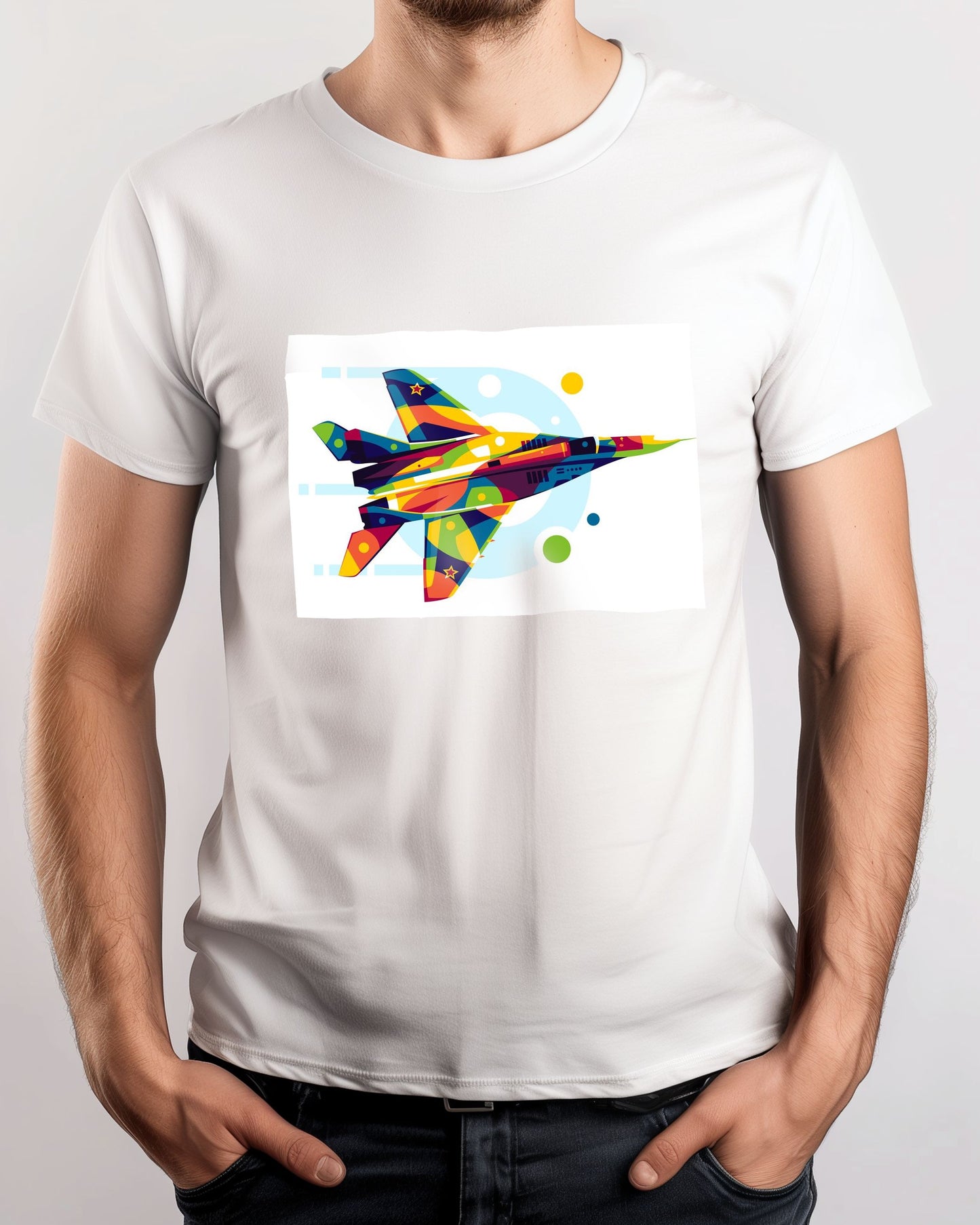 MiG-29A in Pop Art Illustration - @lintank_popart