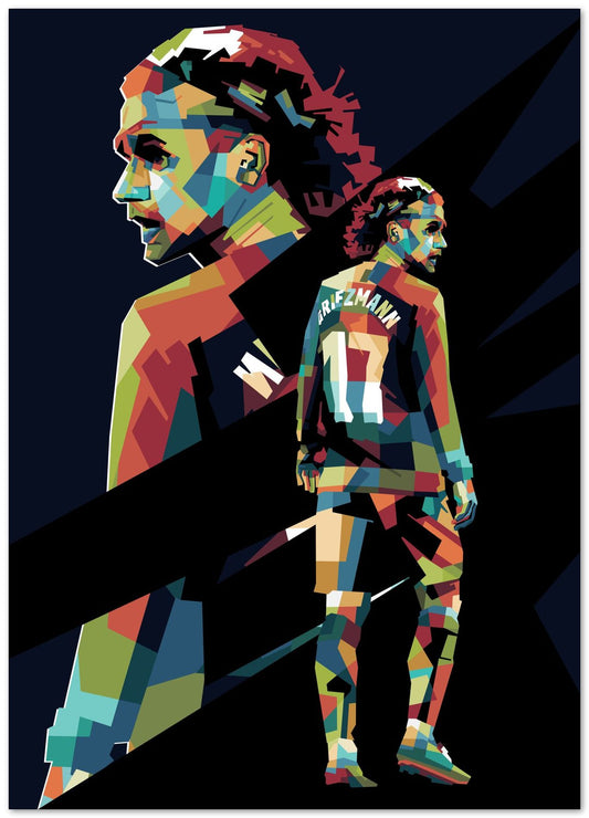 Antoine Griezmann pop art - @ADart