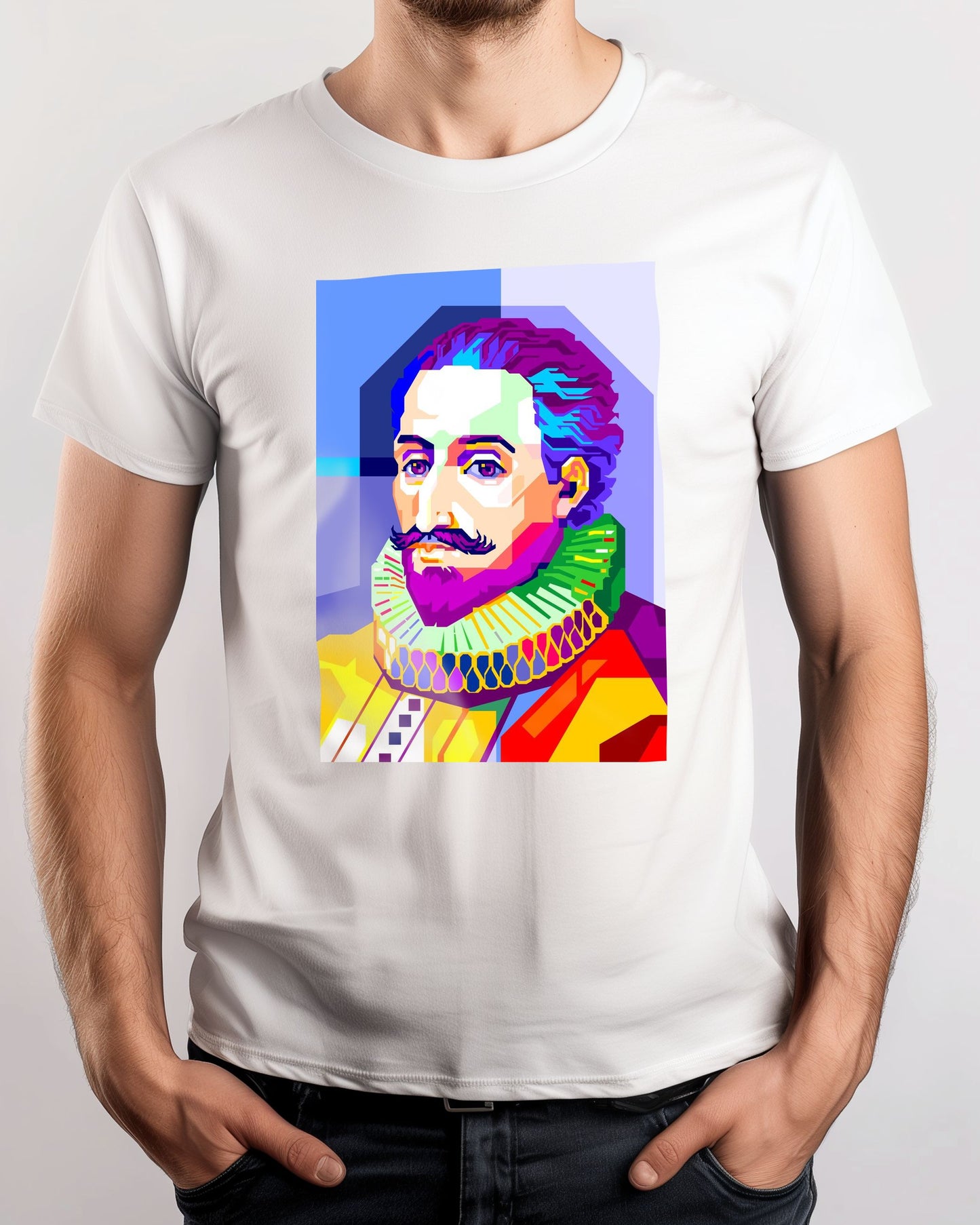 Miguel de Cervantes in WPAP - @WPAPbyiant