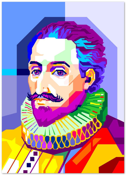 Miguel de Cervantes in WPAP - @WPAPbyiant