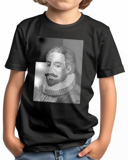 Miguel de Cervantes in Greyscale - @WPAPbyiant