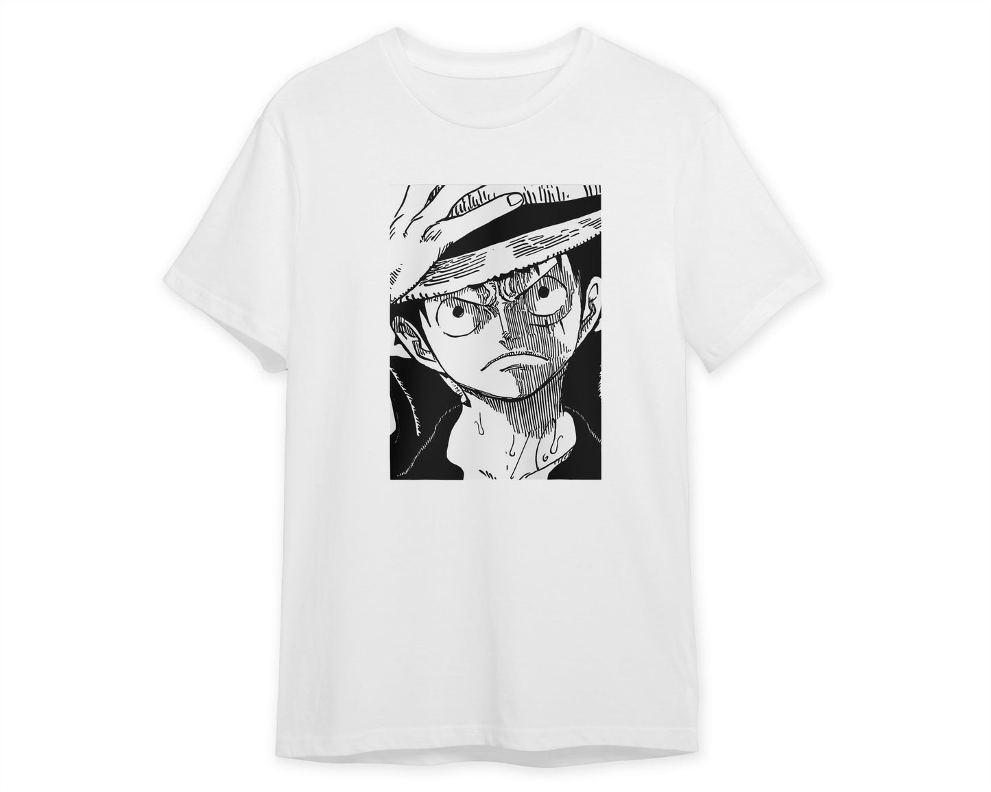 Monkey d.luffy line black white - @SNEAKHEAD