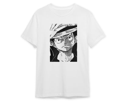 Monkey d.luffy line black white - @SNEAKHEAD