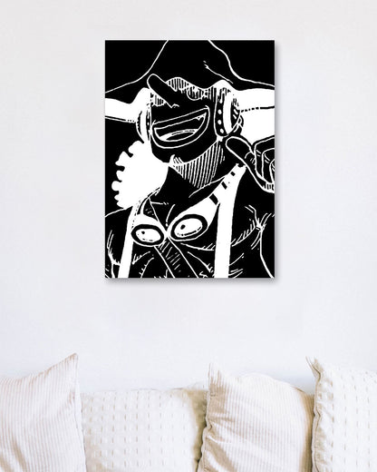 Usopp line black white - @SNEAKHEAD