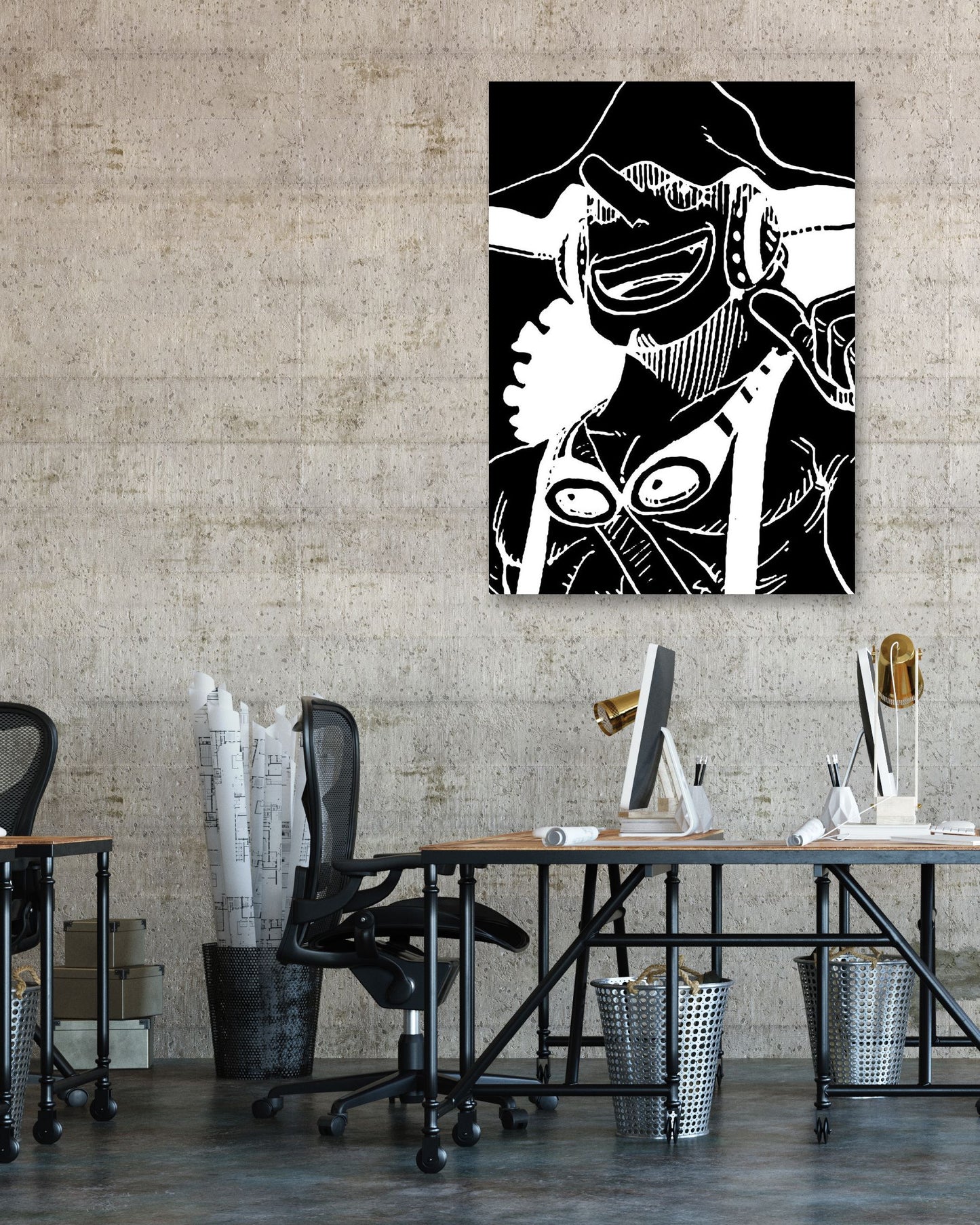 Usopp line black white - @SNEAKHEAD