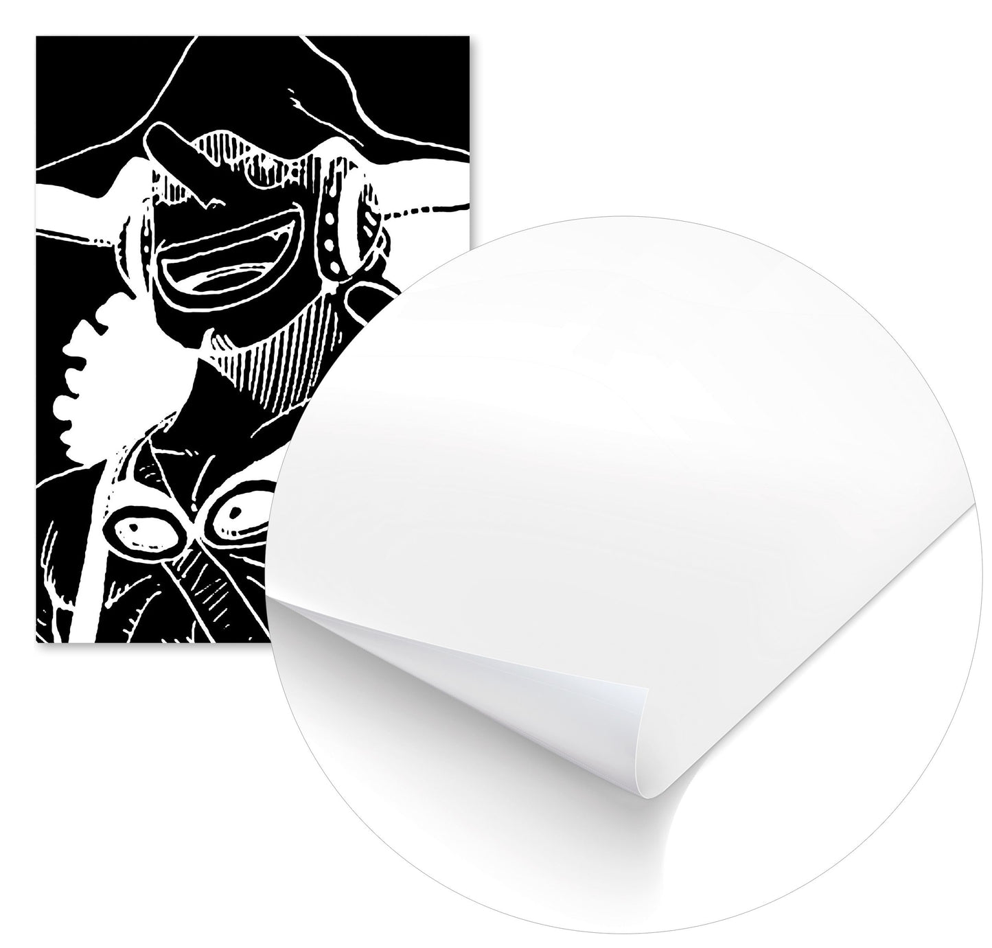 Usopp line black white - @SNEAKHEAD