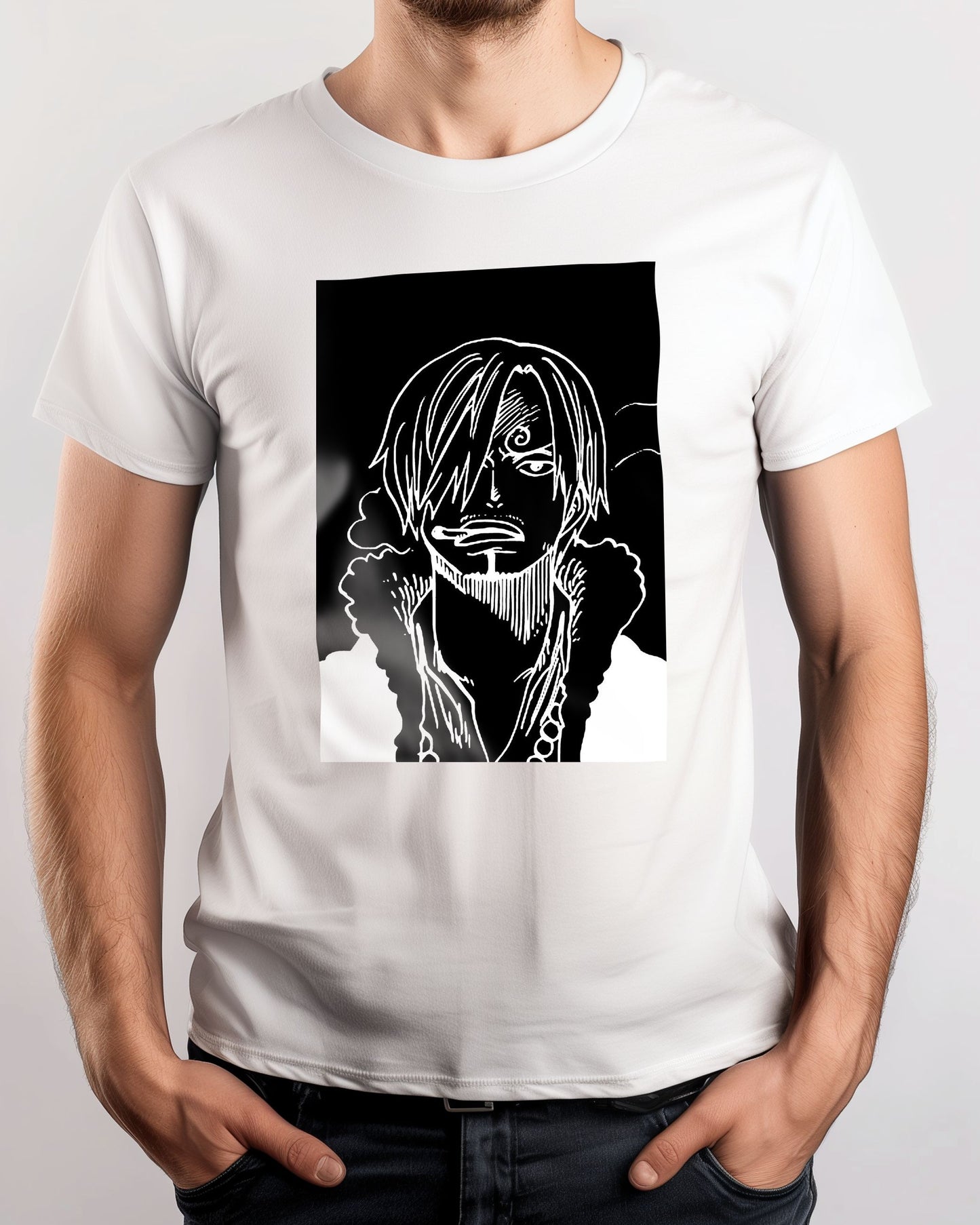 Sanji line black white - @SNEAKHEAD