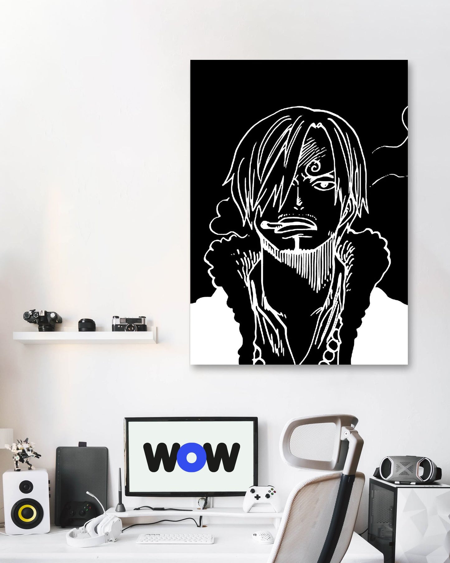 Sanji line black white - @SNEAKHEAD