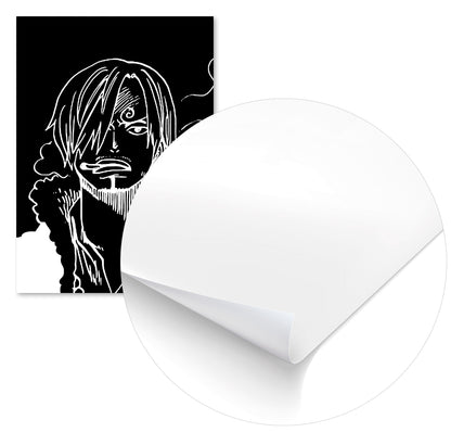 Sanji line black white - @SNEAKHEAD