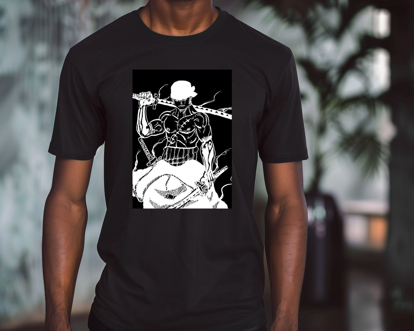 Zoro line black white - @SNEAKHEAD