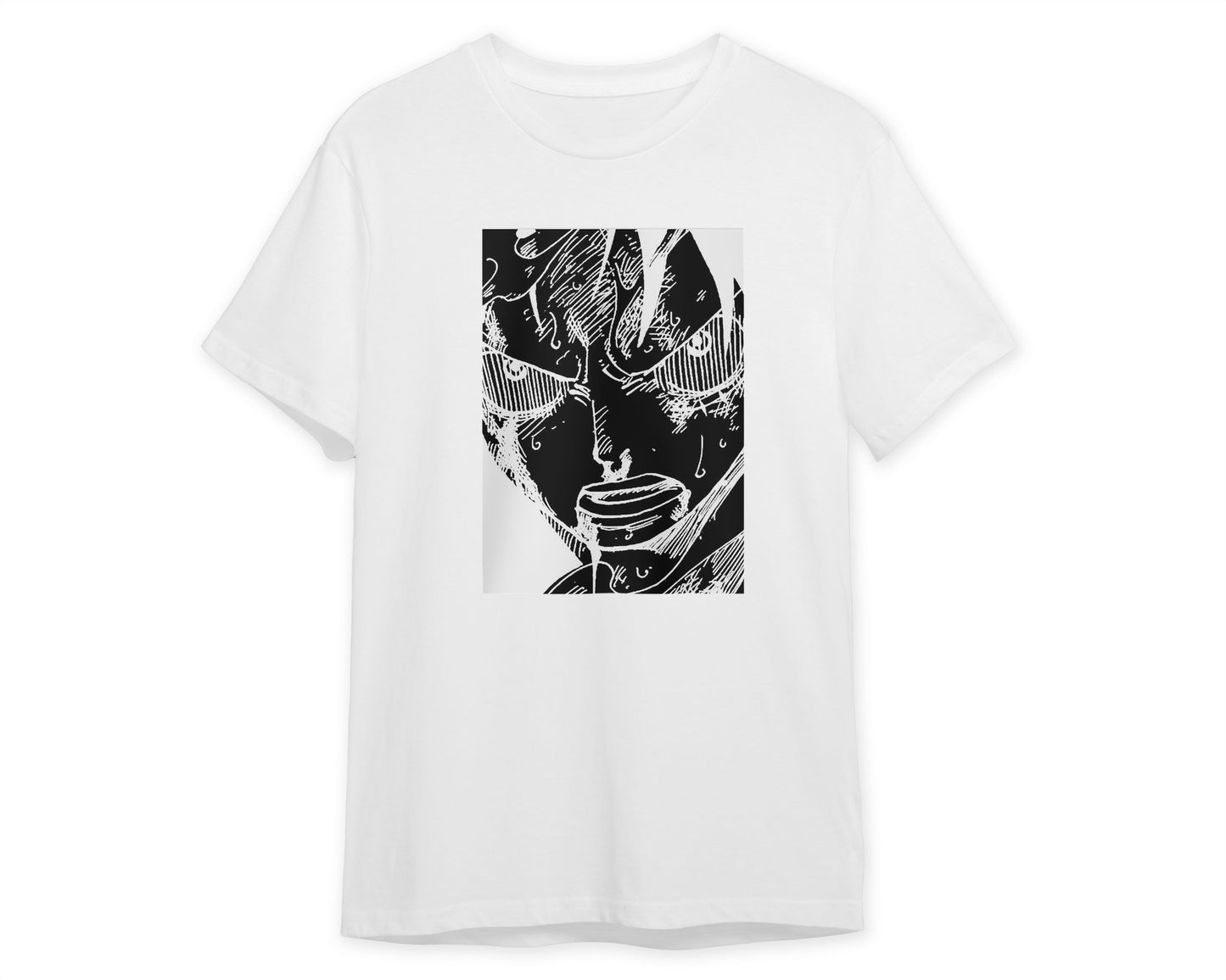 Luffy line black white - @SNEAKHEAD