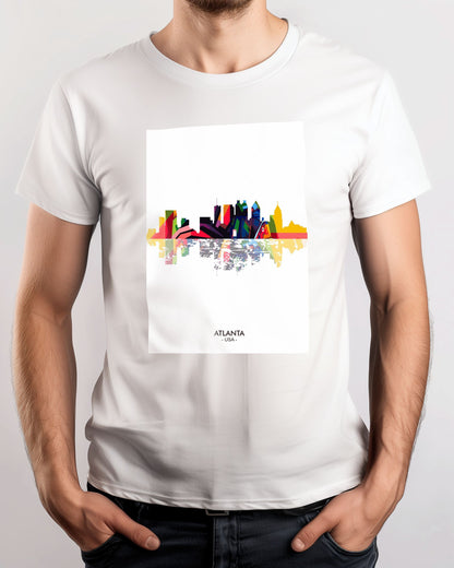 Atlanta USA Skyline - @ziartzposter