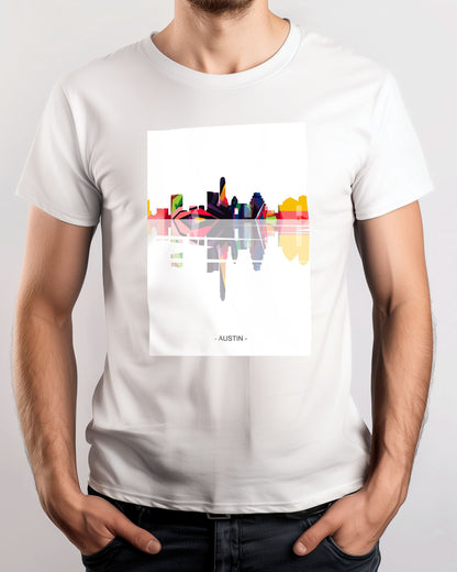 AUSTIN Skyline - @ziartzposter