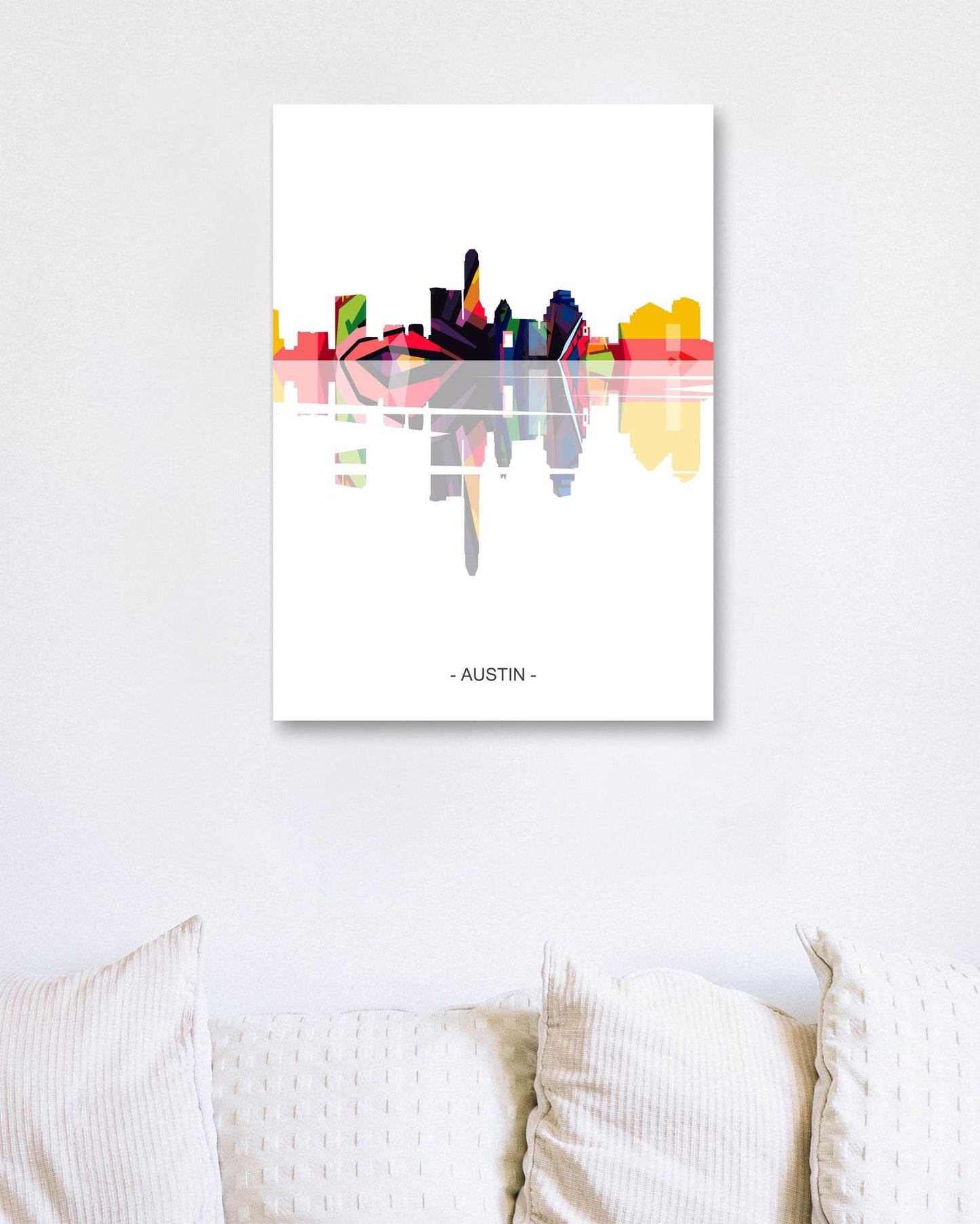 AUSTIN Skyline - @ziartzposter