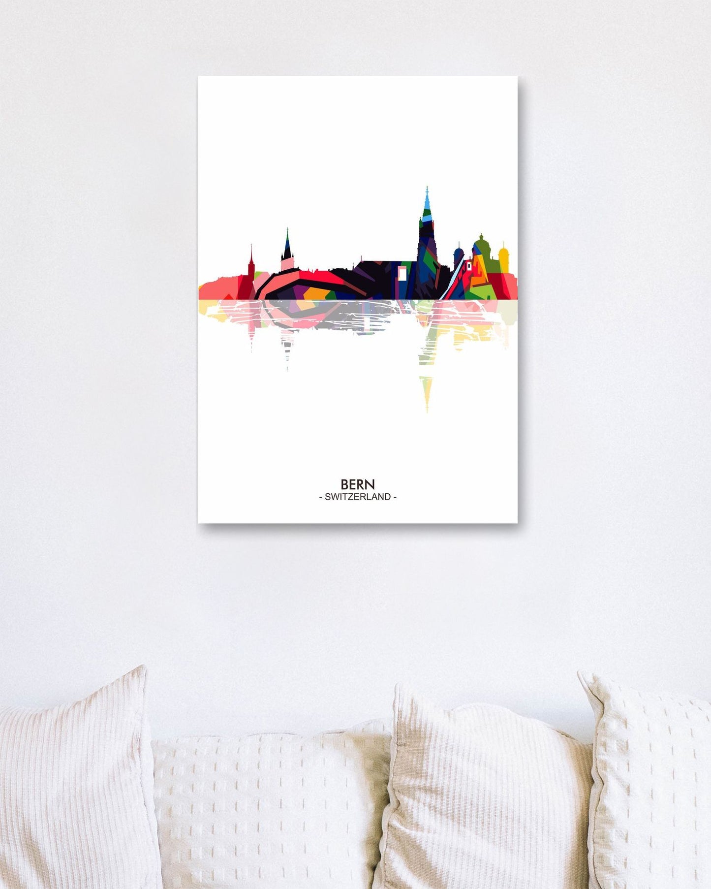 BERN SWITZERLAND skyline - @ziartzposter