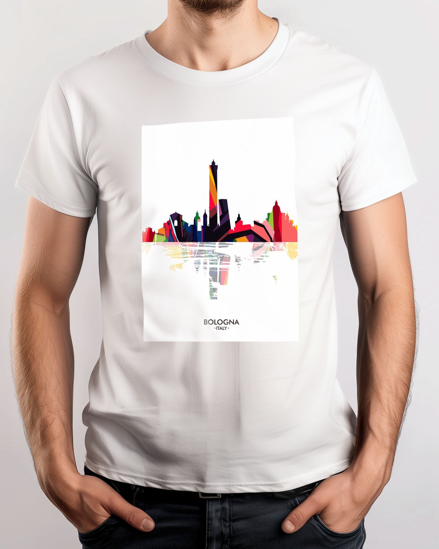 BOLOGNA ITALY skyline - @ziartzposter