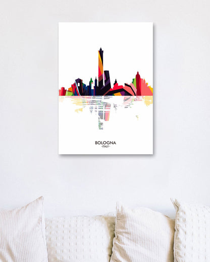 BOLOGNA ITALY skyline - @ziartzposter