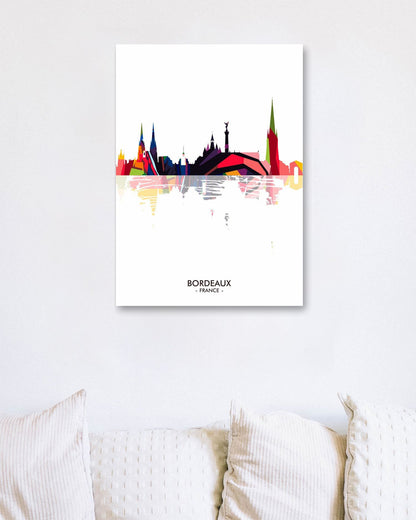 BORDEAUX FRANCE skyline - @ziartzposter