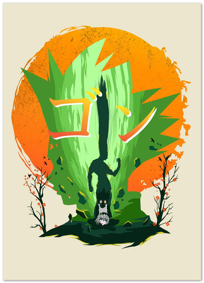 Gon Landscape Forest anime - @WpapArtist