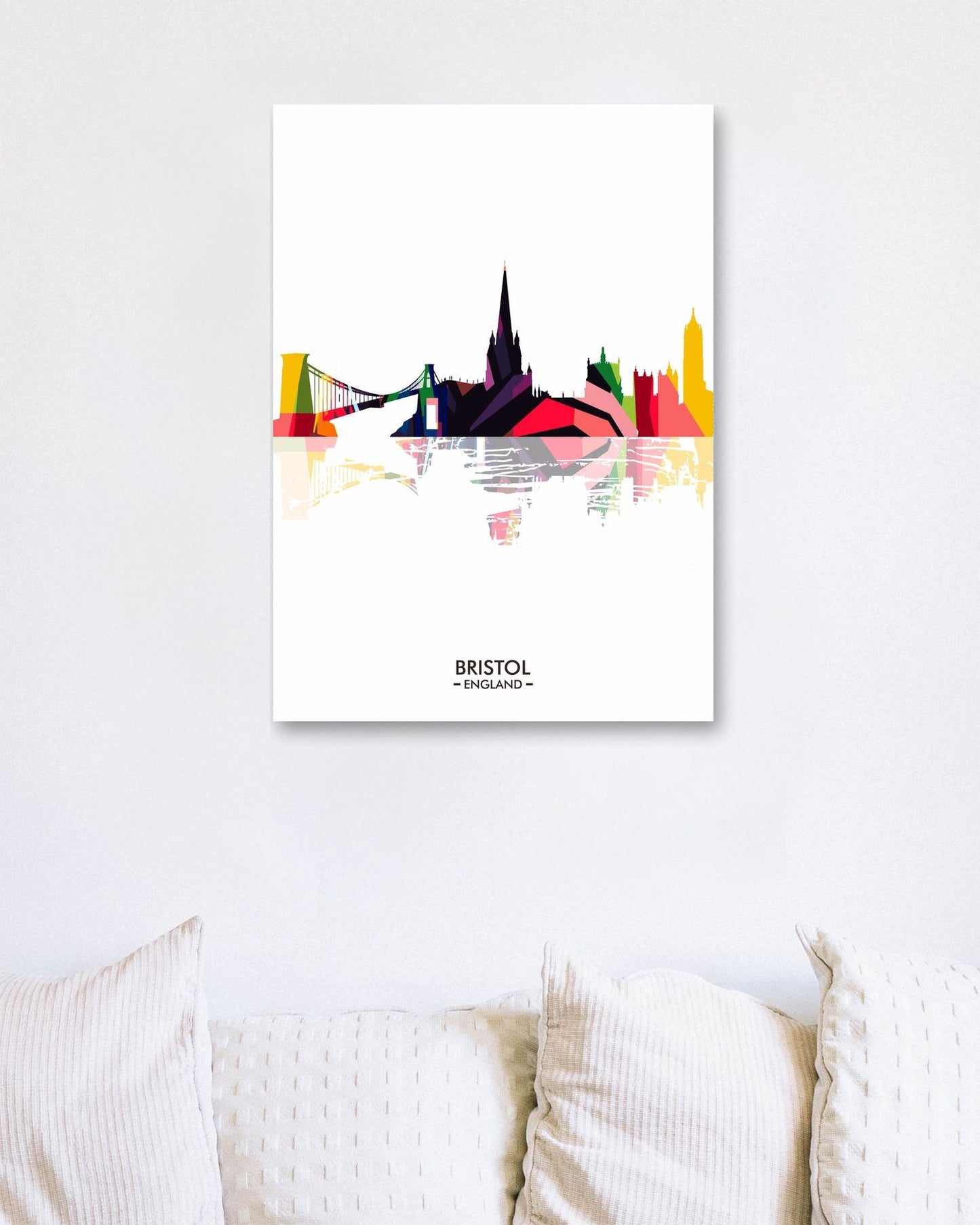 BRISTOL ENGLAND skyline city - @ziartzposter