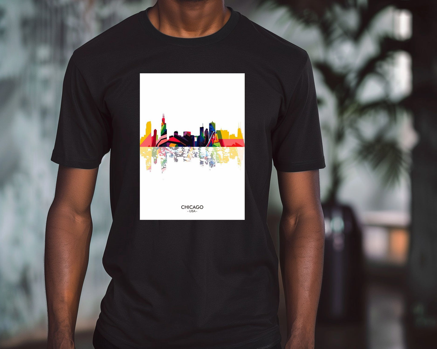Chicago USA Skyline City - @ziartzposter