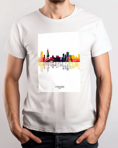 Chicago USA Skyline City - @ziartzposter