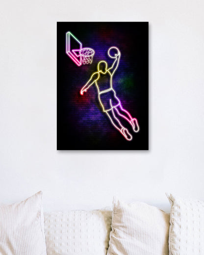 neon basketball art15 - @izmo