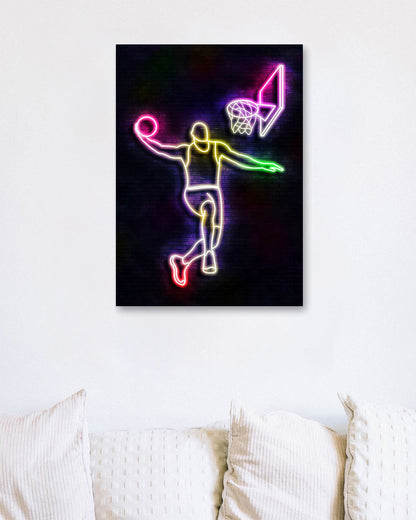 neon basketball art16 - @izmo