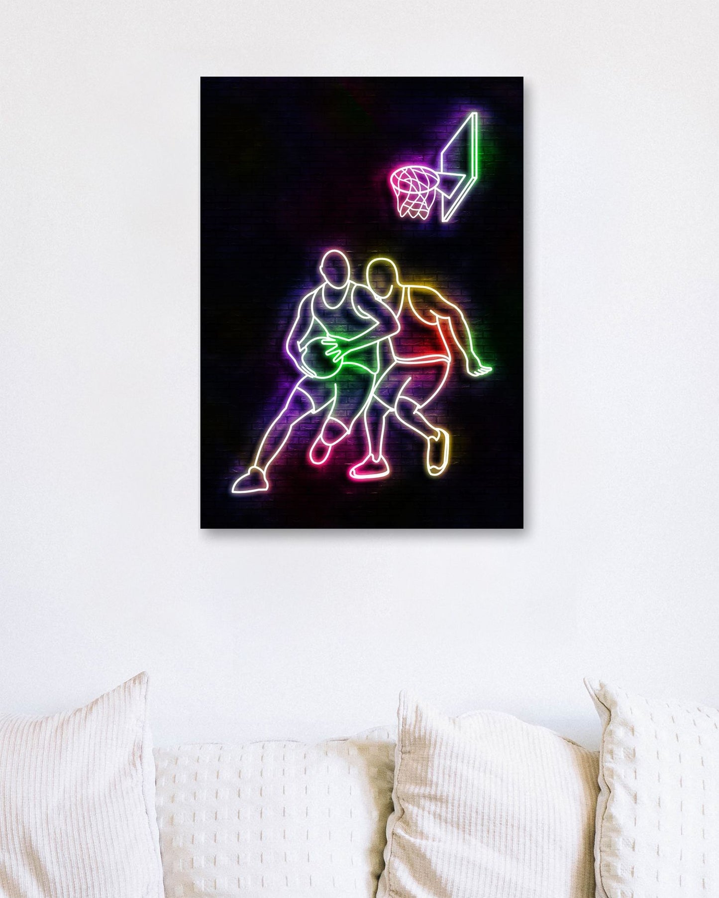 neon basketballers art17 - @izmo