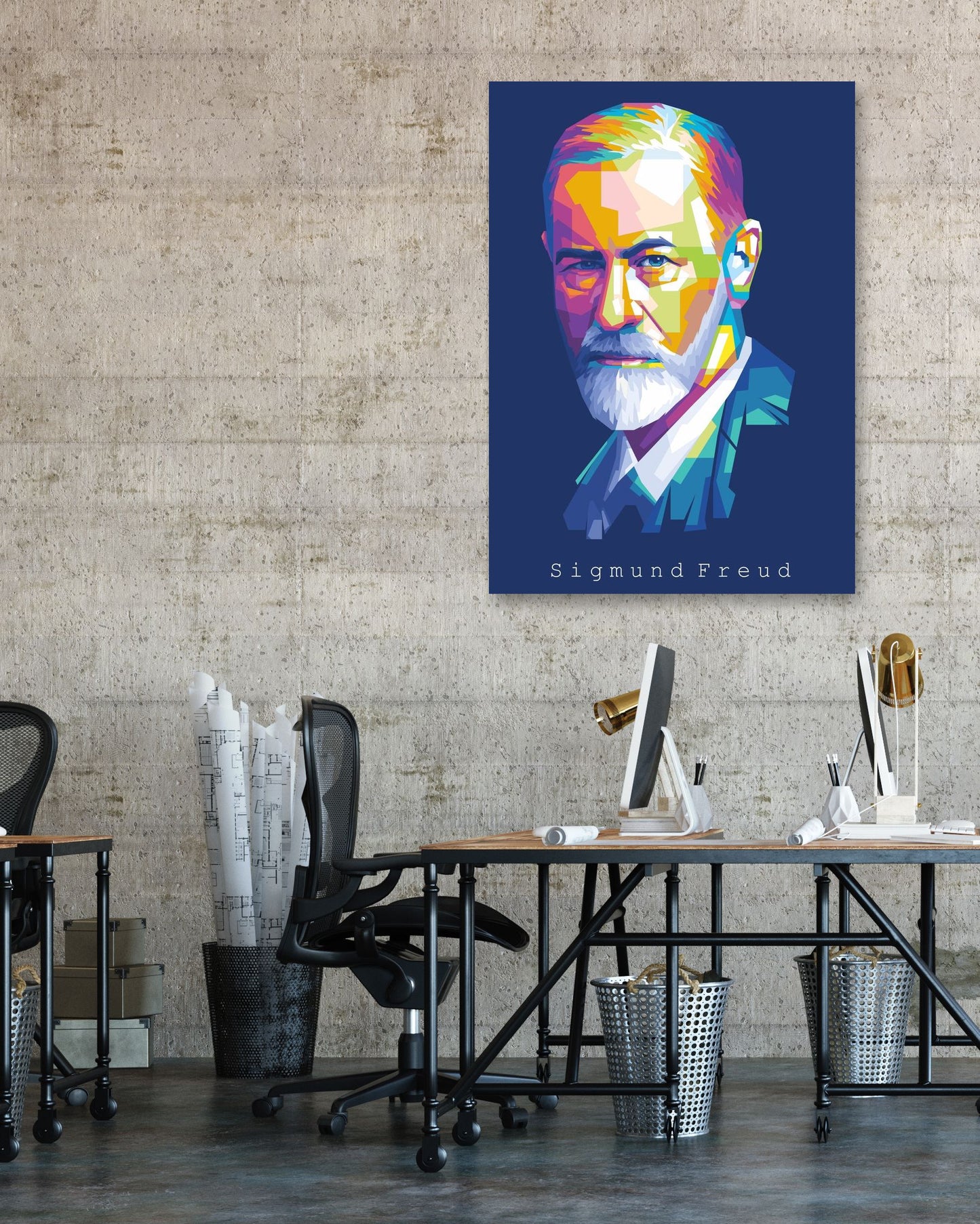 Sigmund Freud Pop Art - @WpapArtist