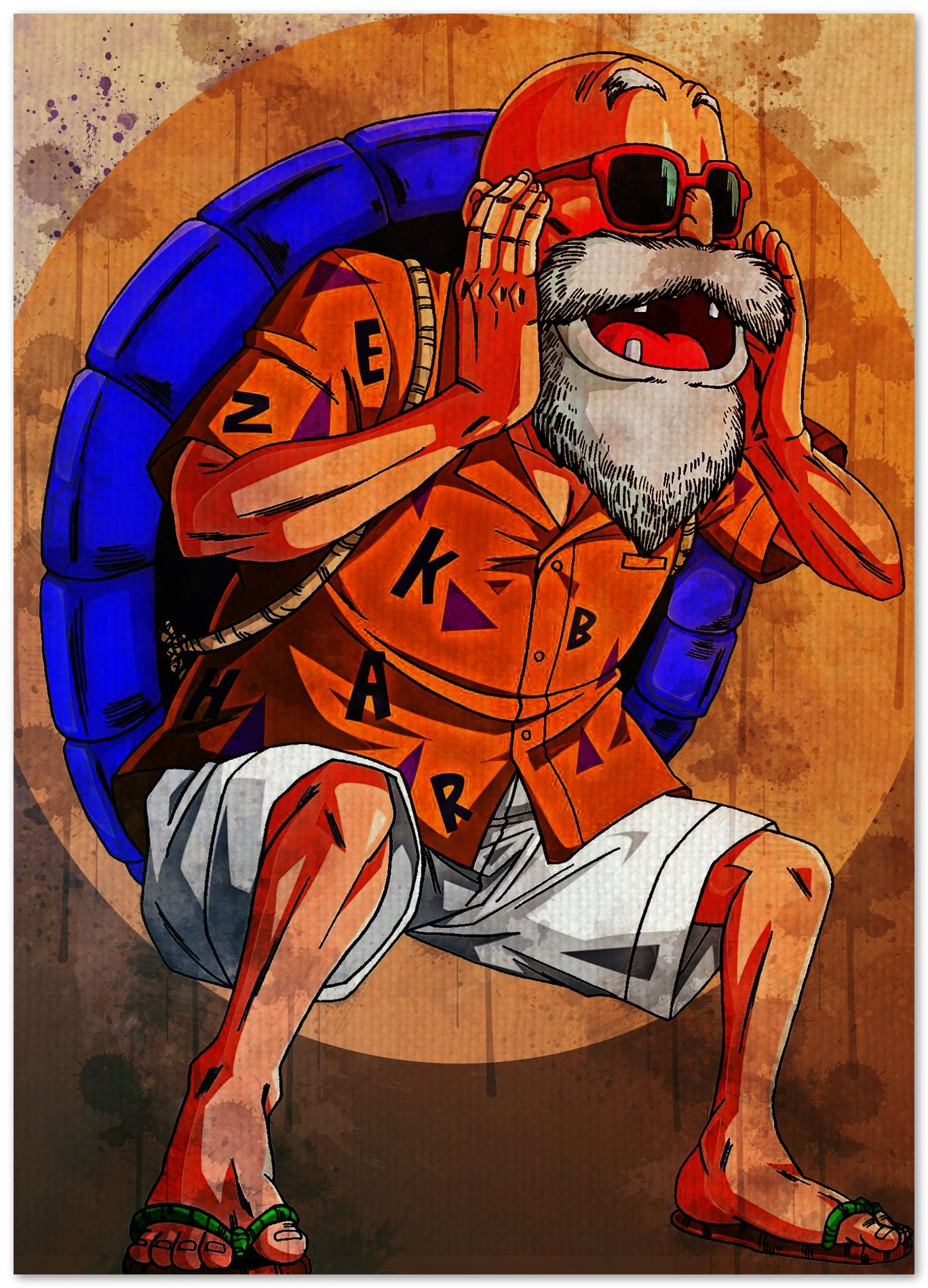 Master Roshi-Dragon Ball - @TRANDINGPOSTER