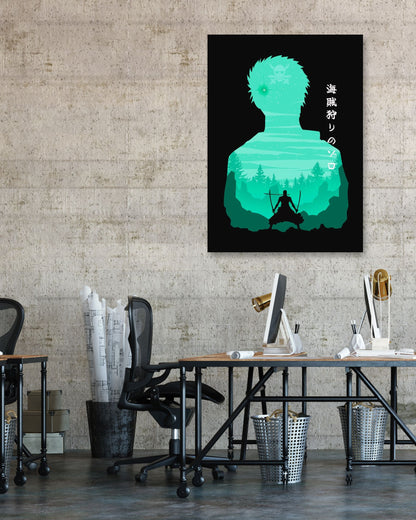 Minimalist Zoro - @MyKido