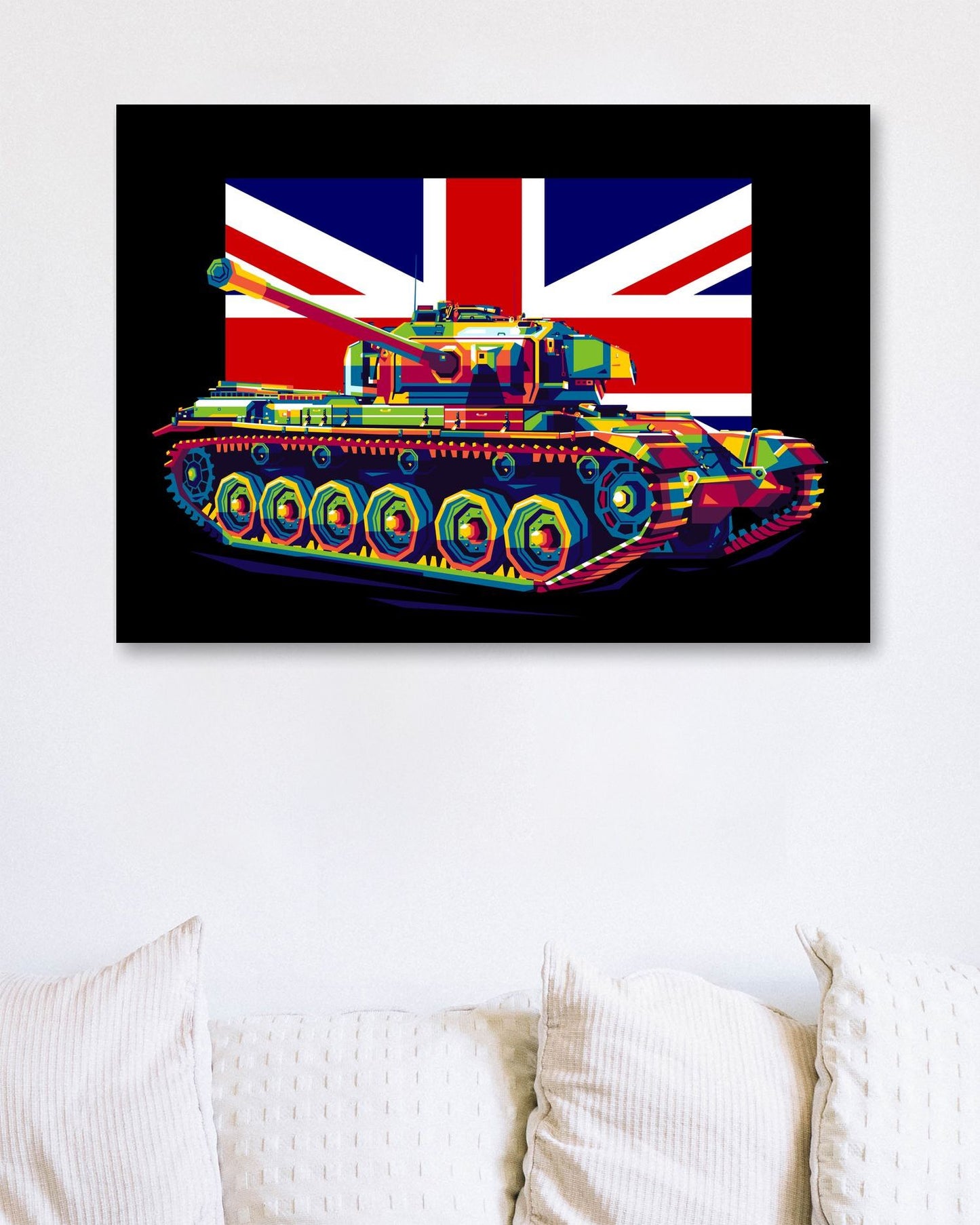 Centurion Tank in WPAP Illustration - @lintank_popart