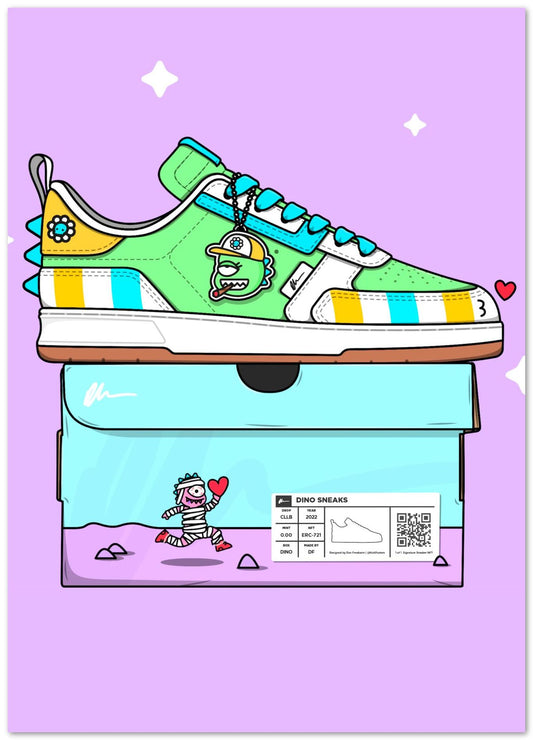 Signature Sneakers x Cosmodinos 'Dino Sneaks' - @MyKido