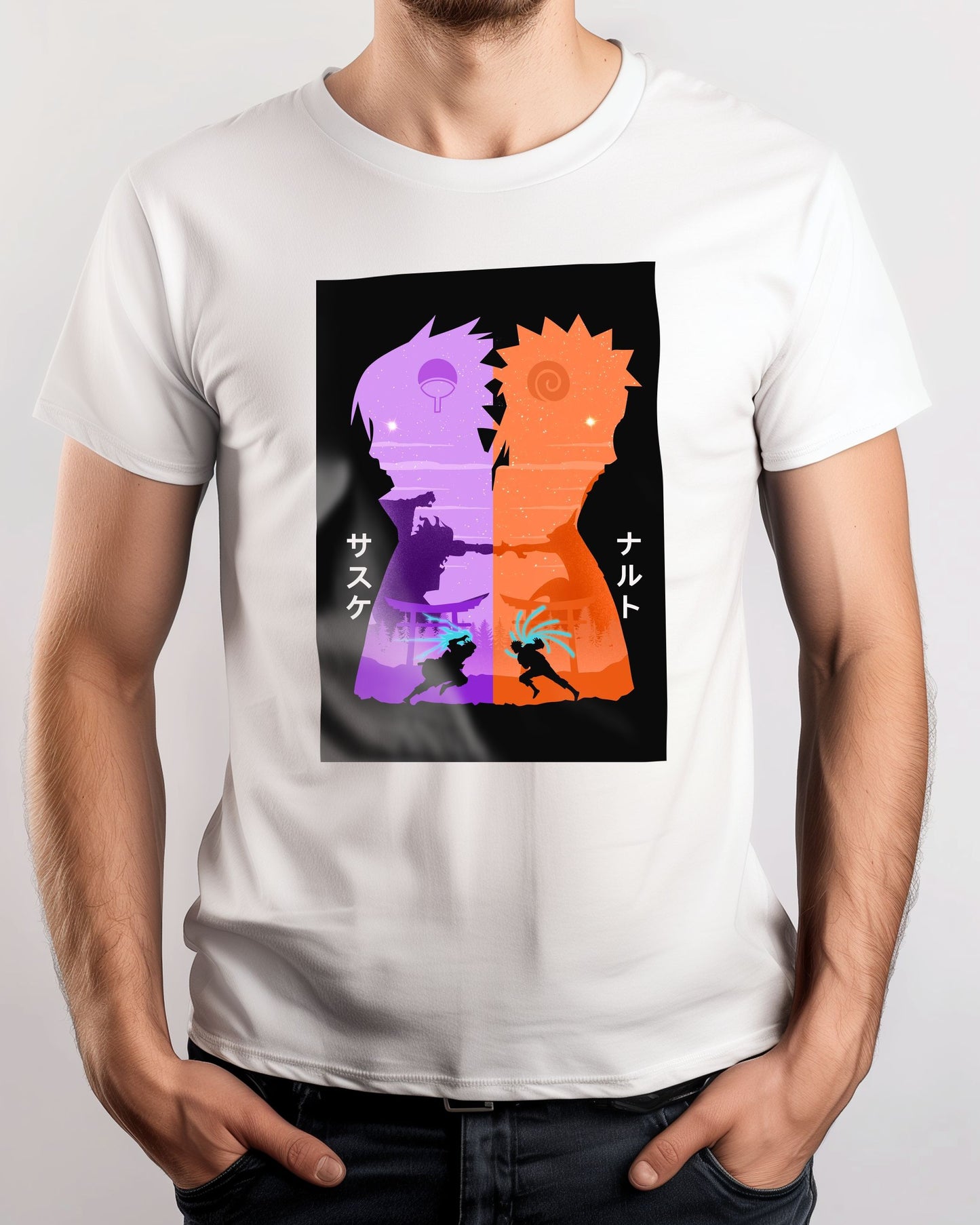 Minimalist Naruto vs Sasuke - @MyKido