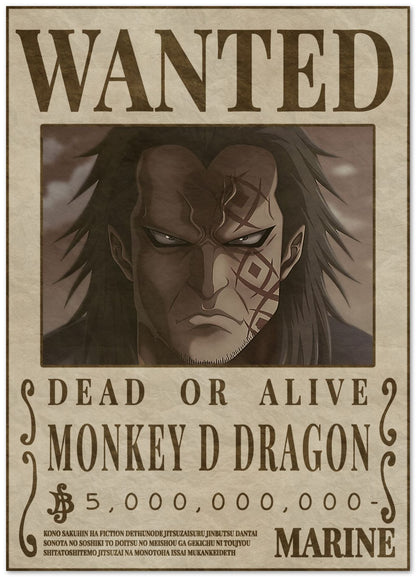 Monkey D Dragon Bounty - @ZakeDjelevic