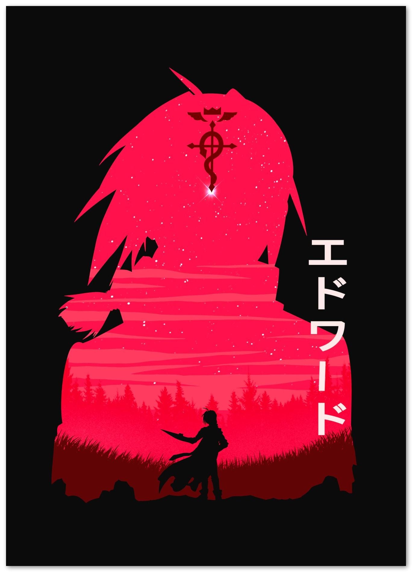 Minimalist Edward Fullmetal - @MyKido