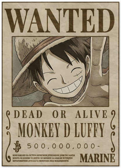 Monkey D Luffy Bounty - @ZakeDjelevic