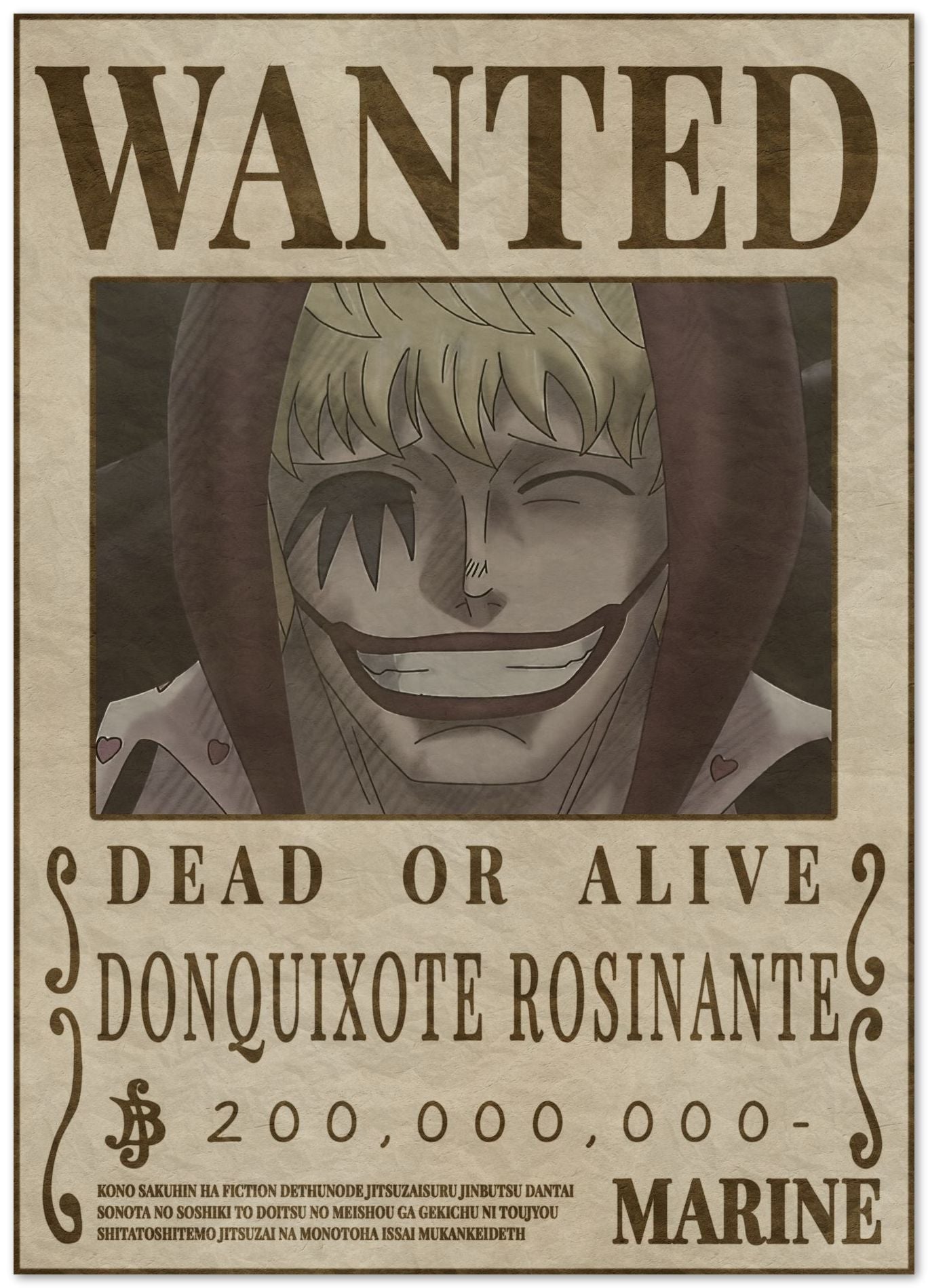 Donquixote Rosinante Bounty - @ZakeDjelevic
