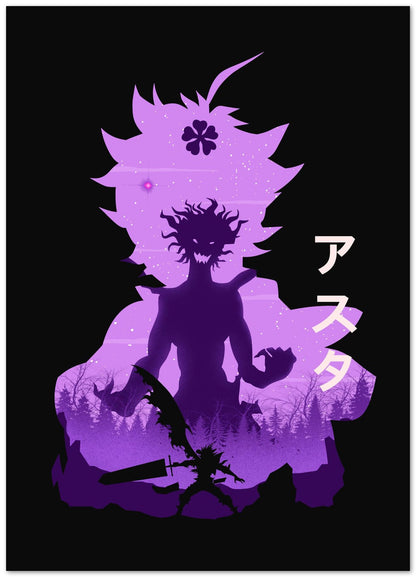 Minimalist Asta Black Clover  - @MyKido