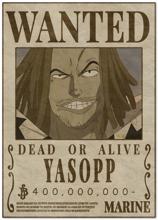 Yasopp Bounty - @ZakeDjelevic