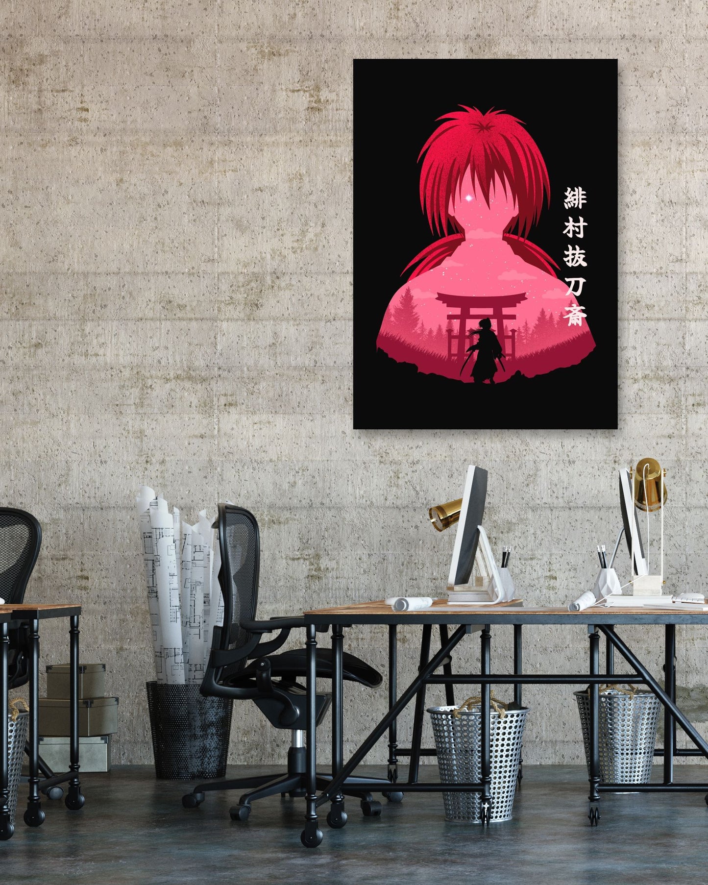 Minimalist Rurouni Kenshin  - @MyKido