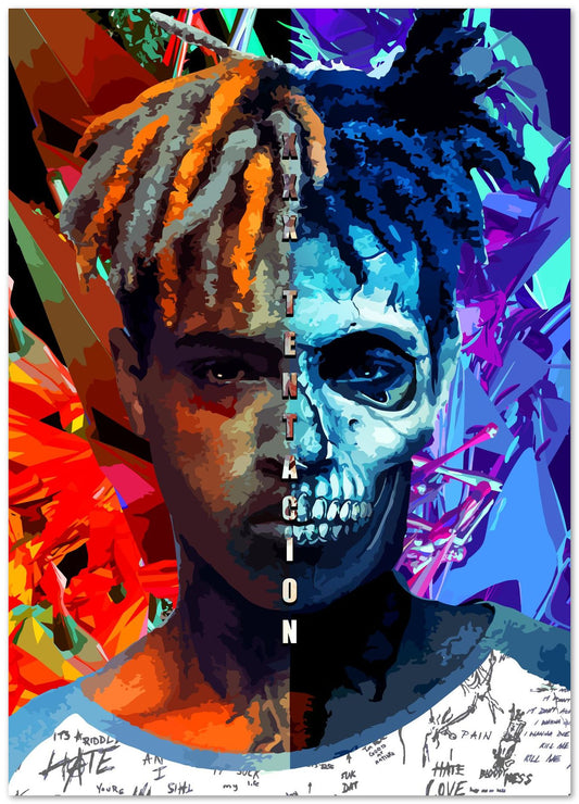 XXX tentacion abstract art - @SyanArt