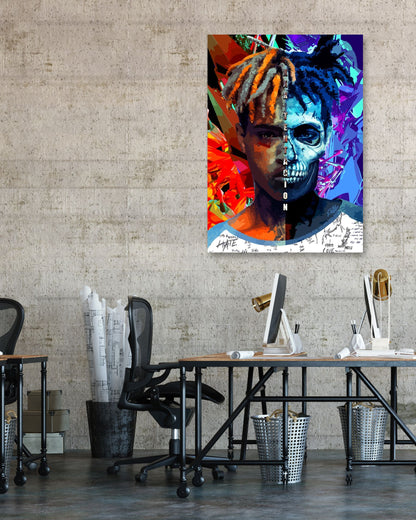 XXX tentacion abstract art - @SyanArt