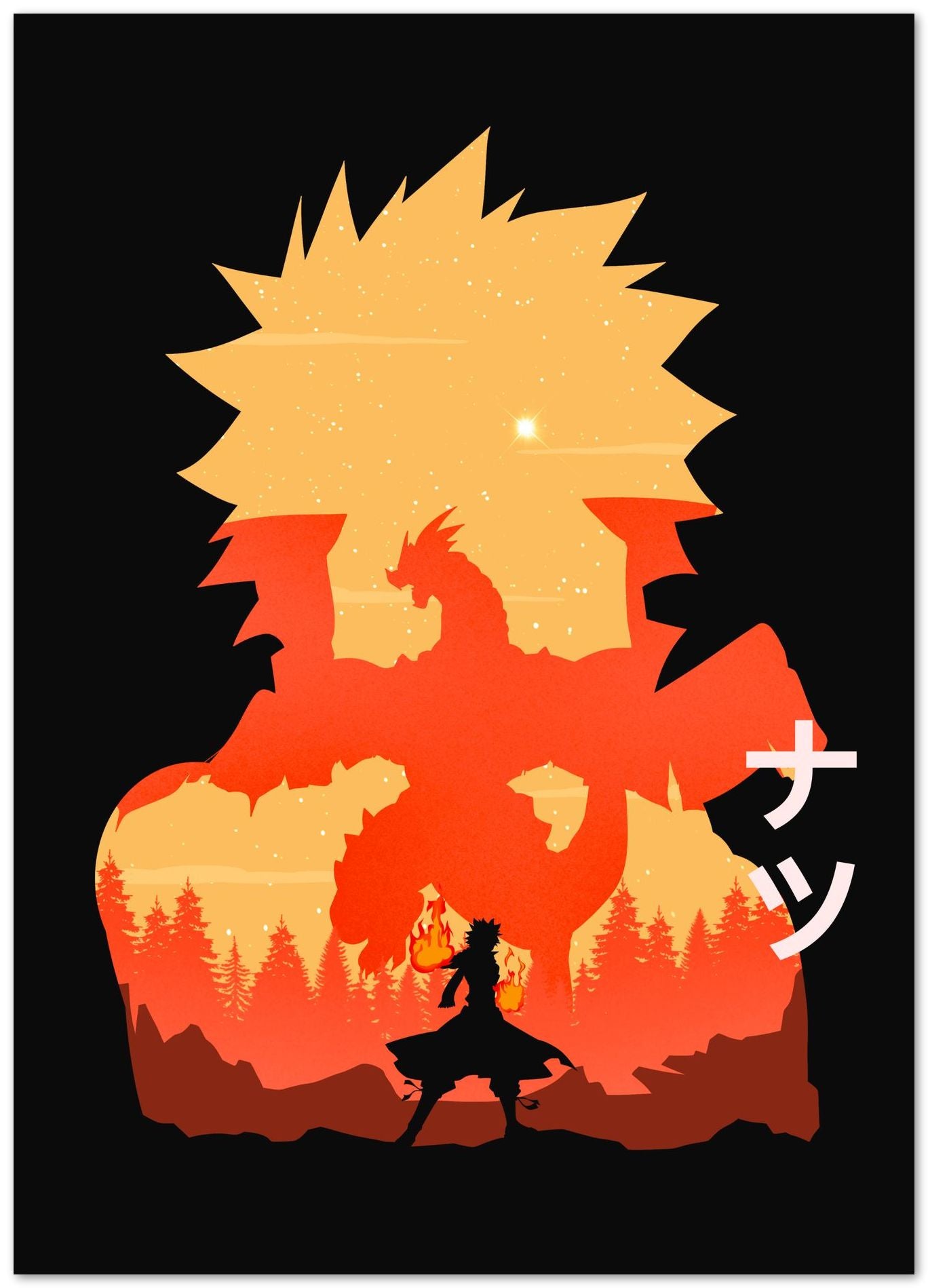 Minimalist Bakugo  - @MyKido