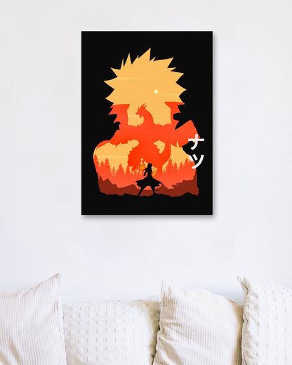 Minimalist Bakugo  - @MyKido