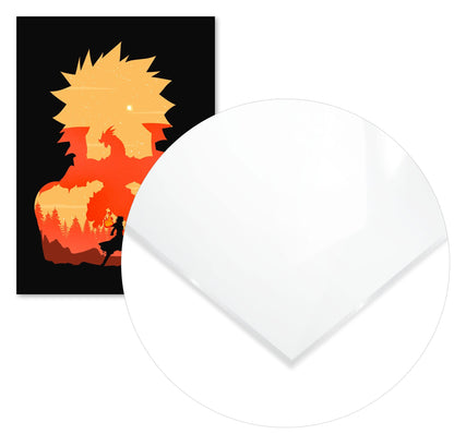 Minimalist Bakugo  - @MyKido