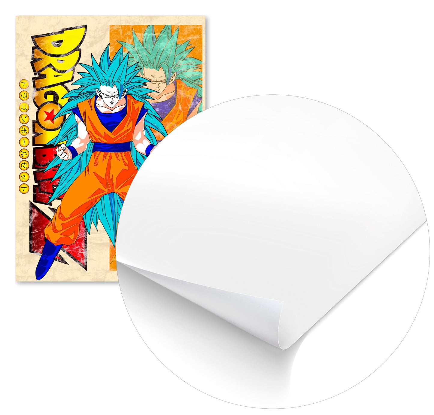 Goku Dbz Paper Effect - @MyKido